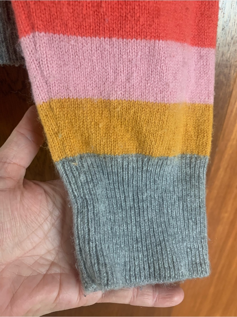 GAP color block strip sweater - Picture 4 of 7